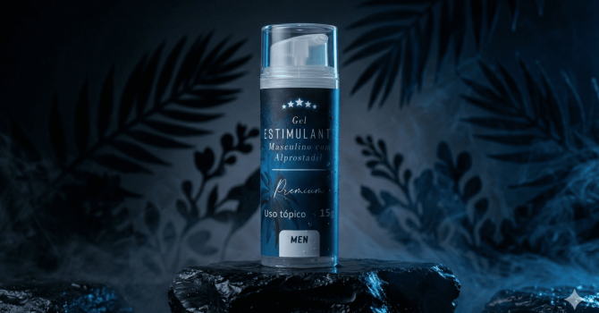Gel Estimulante Masculino Com Alprostadil Aplicação Tópica