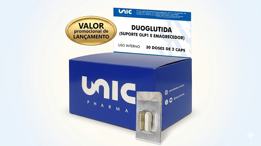 Duoglutida da Unic Pharma para saciedade e controle da fome